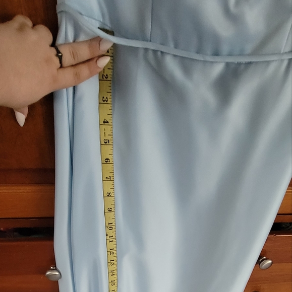 MoriLee Baby Blue Dress - Picture 3 of 4